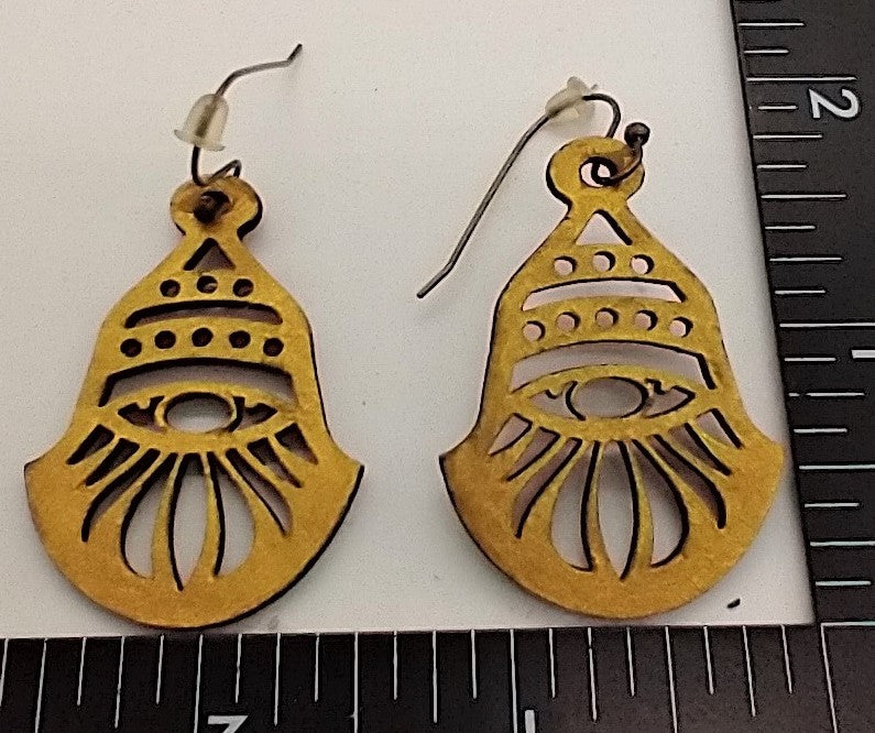 Engraved Blank Wood Earring Sets - 10 Sets - Easy DIY, Creative DIY Items