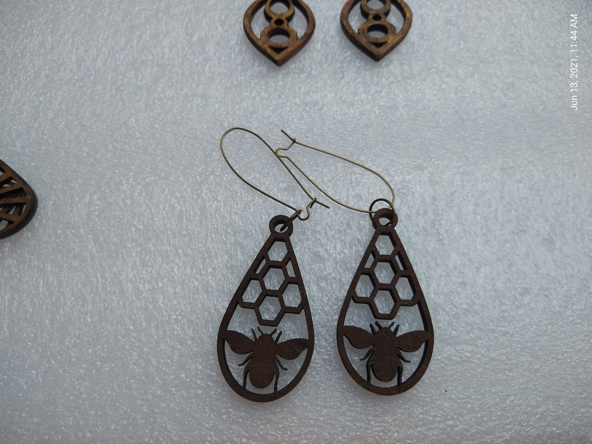 Engraved Blank Wood Earring Sets - 10 Sets - Easy DIY, Creative DIY Items