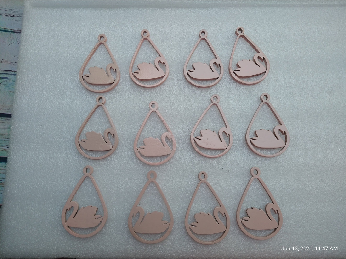 Engraved Blank Wood Earring Sets - 10 Sets - Easy DIY, Creative DIY Items