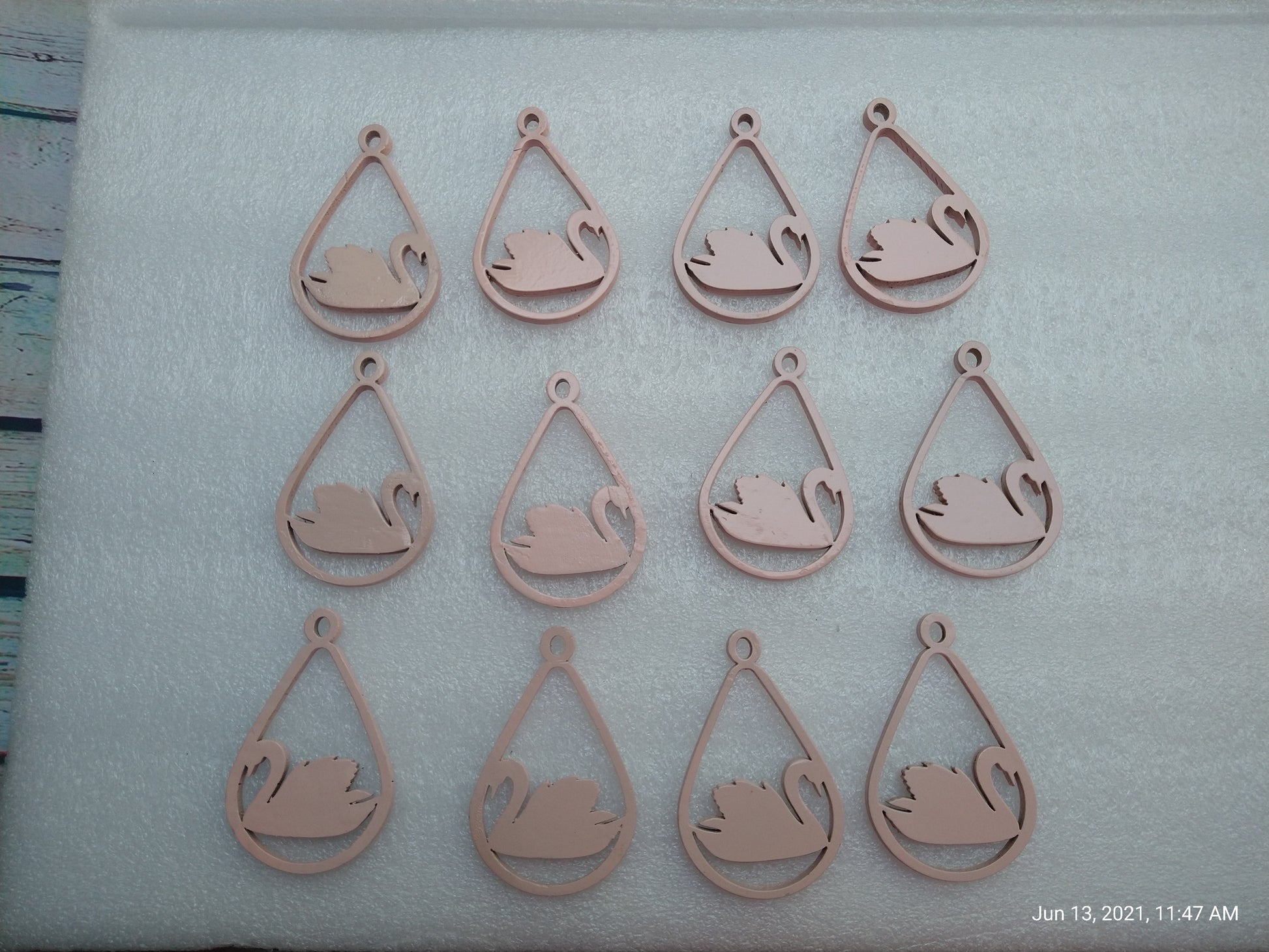 Engraved Blank Wood Earring Sets - 10 Sets - Easy DIY, Creative DIY Items