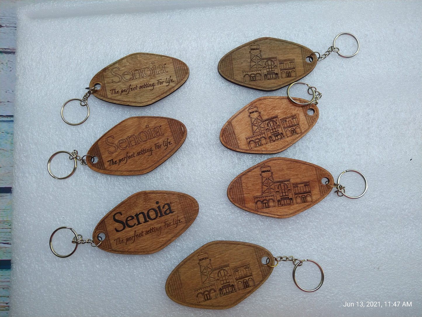 Senoia Hotel Style Key Fob with Hardware