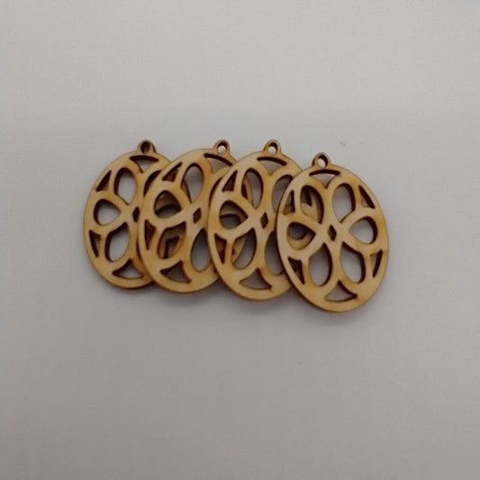 Engraved Blank Wood Earring Sets - 10 Sets - Easy DIY, Creative DIY Items