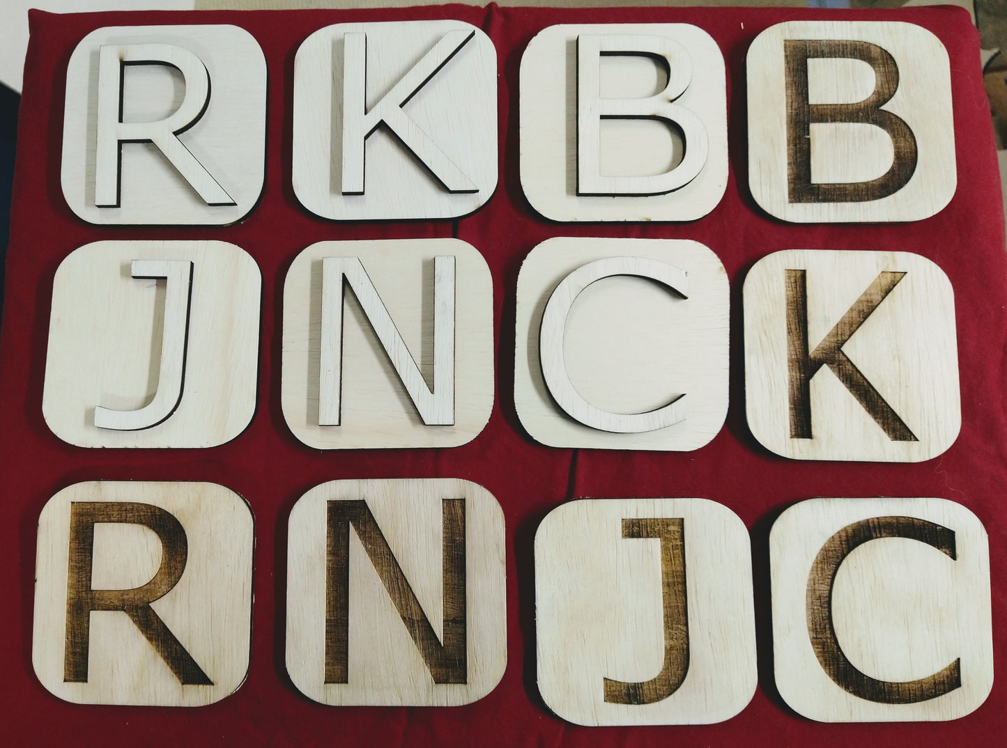 Letter and Shape Tiles - Easy DIY, Creative DIY Items