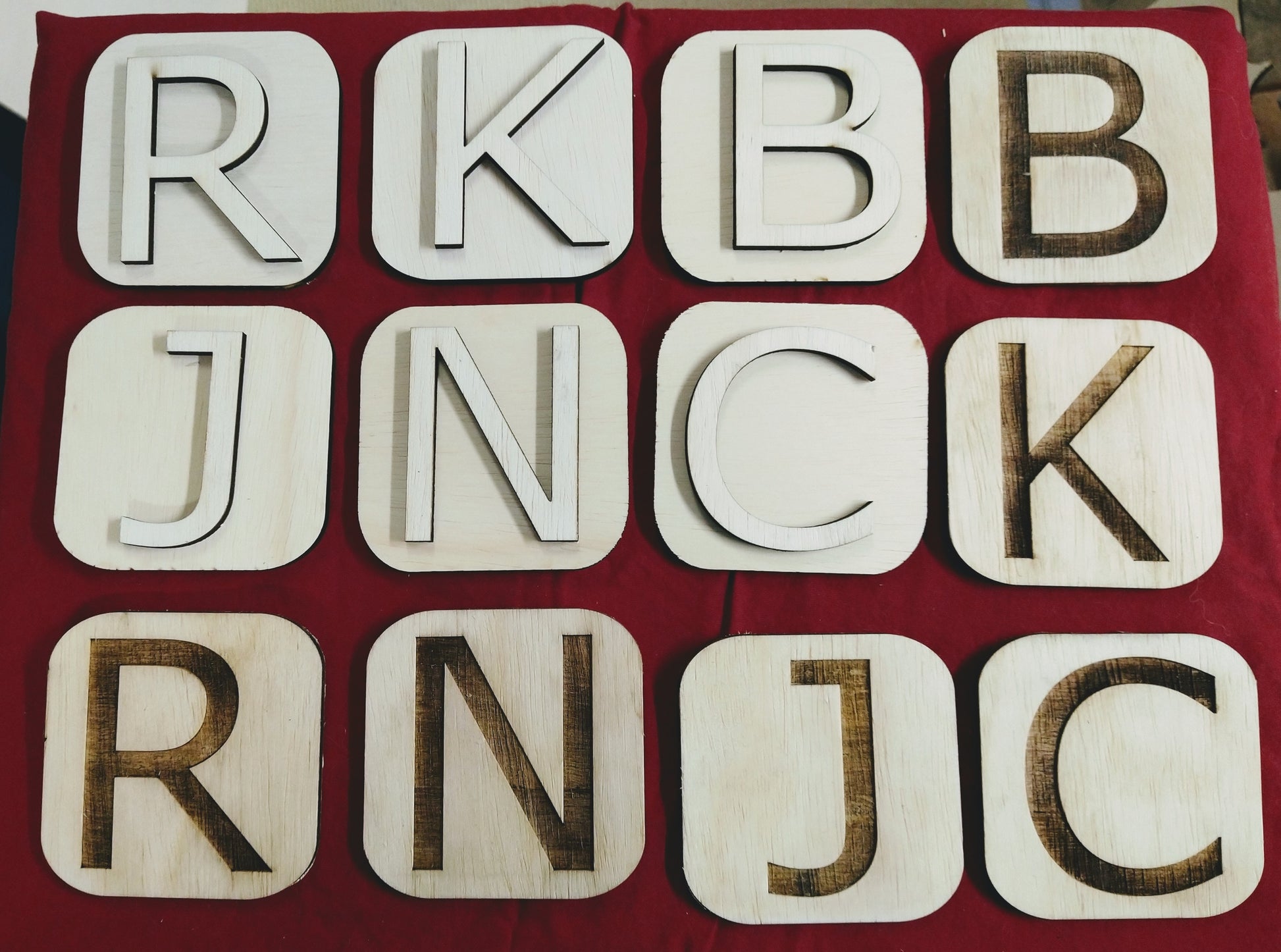 Letter and Shape Tiles - Easy DIY, Creative DIY Items