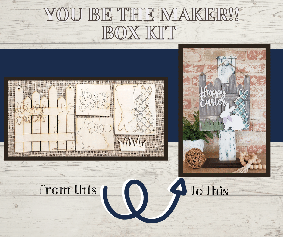 DIY Paintable Challenge Kit - Easy DIY & Creative DIY Kit