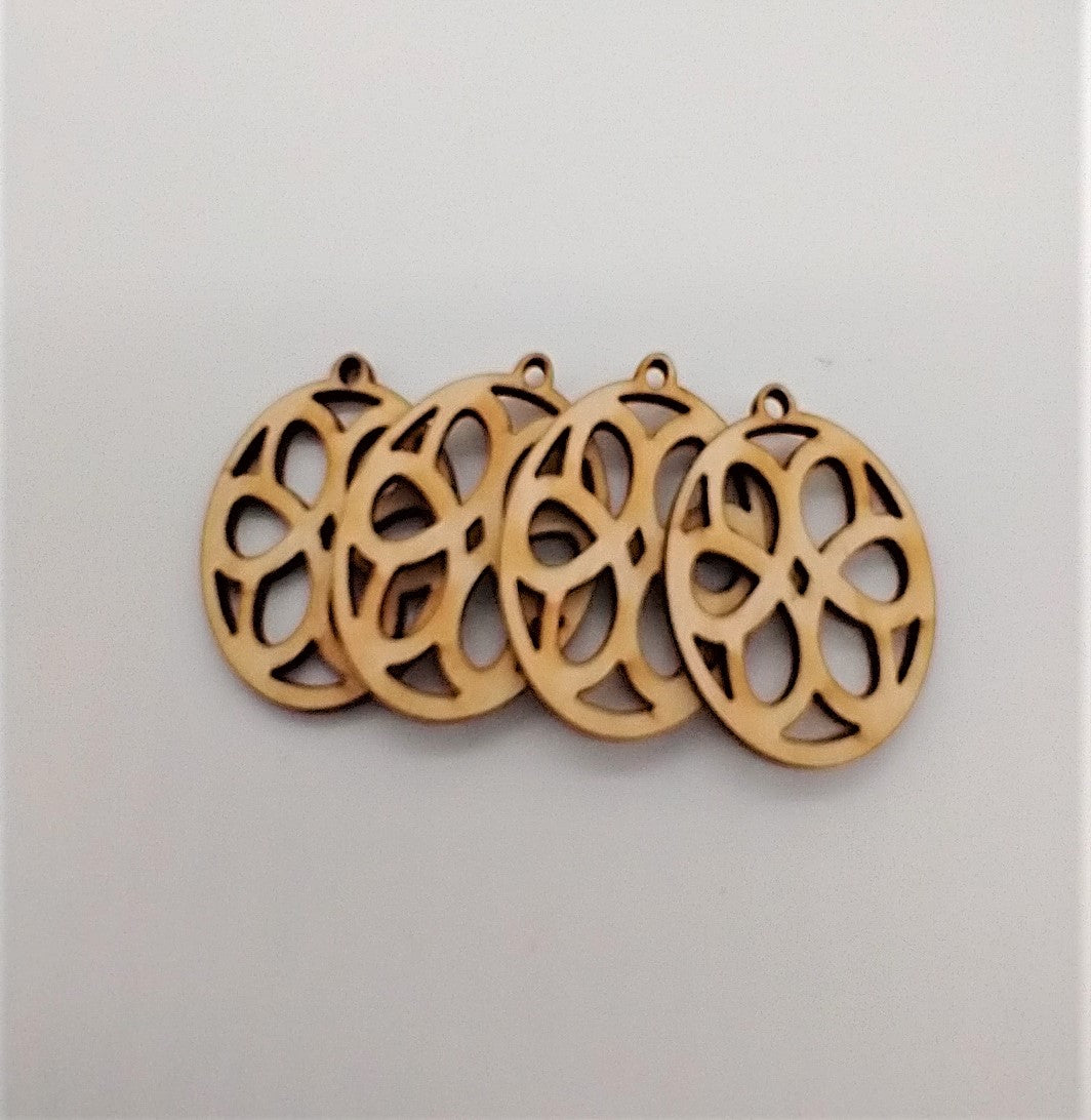 Engraved Blank Wood Earring Sets - 10 Sets - Easy DIY, Creative DIY Items