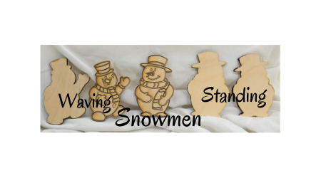 Christmas Laser Cut Wood Blank Sets - Easy DIY, Creative DIY Items