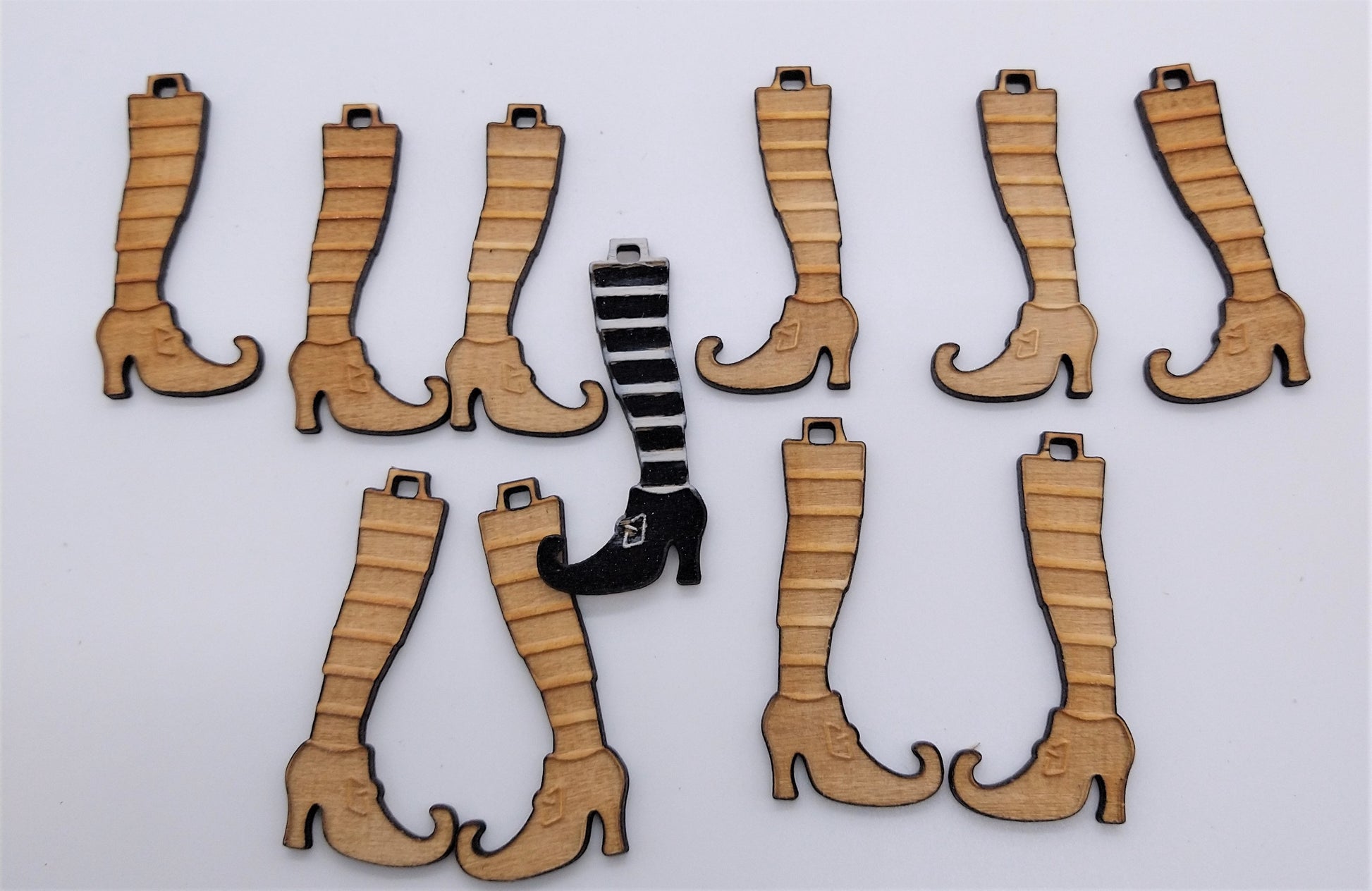 Engraved Blank Wood Earring Sets - 10 Sets - Easy DIY, Creative DIY Items