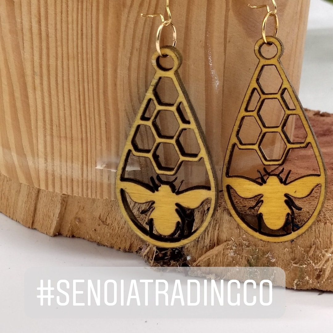 Engraved Blank Wood Earring Sets - 10 Sets - Easy DIY, Creative DIY Items