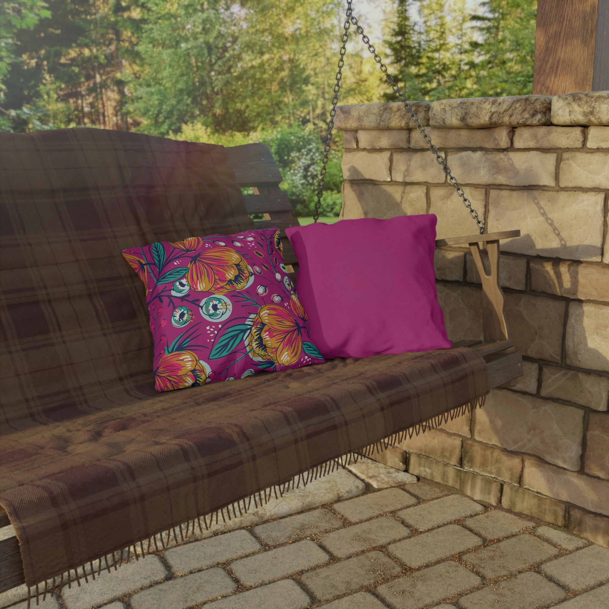 Fuchsia best sale outdoor pillow