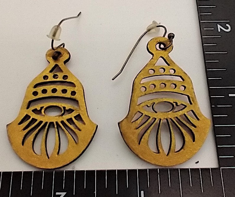 Engraved Blank Wood Earring Sets - 10 Sets - Easy DIY, Creative DIY Items 