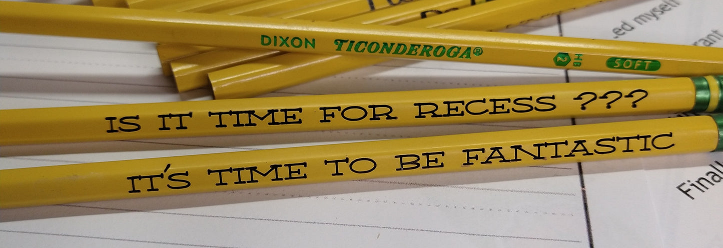 Personalized Ticonderoga #2 Pencils - Easy DIY, Creative DIY Items