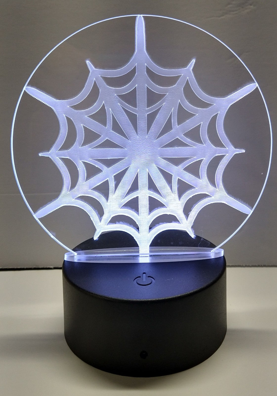 Multi-Color Acrylic Night Light ~ Easy DIY, Creative DIY Items - Spider Web 1