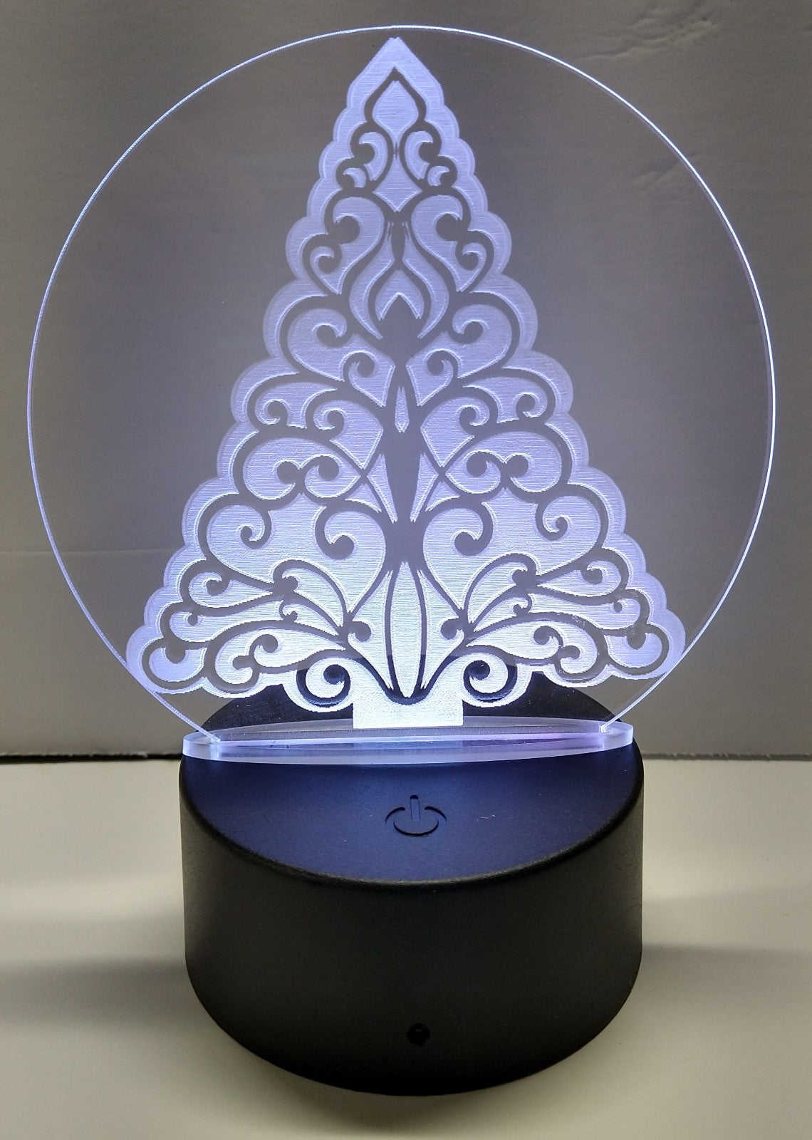 Multi-Color Acrylic Night Light ~ Easy DIY, Creative DIY Items - Christmas Tree